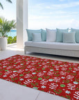 Addison Rugs Paelien Red Washable Indoor-Outdoor Rug