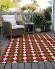Addison Rugs Paelira Red Washable Indoor-Outdoor Rug
