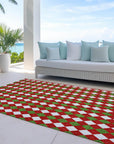 Addison Rugs Paelira Red Washable Indoor-Outdoor Rug