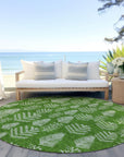 Addison Rugs Paelius Green Washable Indoor-Outdoor Rug