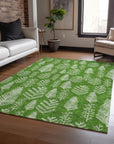 Addison Rugs Paelius Green Washable Indoor-Outdoor Rug