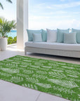 Addison Rugs Paelius Green Washable Indoor-Outdoor Rug