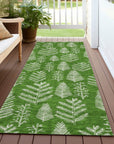 Addison Rugs Paelius Green Washable Indoor-Outdoor Rug