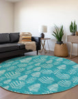 Addison Rugs Paelius Teal Washable Indoor-Outdoor Rug