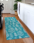 Addison Rugs Paelius Teal Washable Indoor-Outdoor Rug