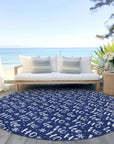 Addison Rugs Paelon Blue Washable Indoor-Outdoor Rug