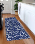 Addison Rugs Paelon Blue Washable Indoor-Outdoor Rug
