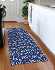 Addison Rugs Paelon Blue Washable Indoor-Outdoor Rug