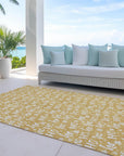 Addison Rugs Paelon Gold Washable Indoor-Outdoor Rug