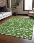 Addison Rugs Paelon Green Washable Indoor-Outdoor Rug
