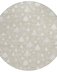 Addison Rugs Paelor Brown Washable Indoor-Outdoor Rug