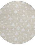 Addison Rugs Paelor Brown Washable Indoor-Outdoor Rug