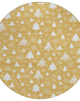 Addison Rugs Paelor Gold Washable Indoor-Outdoor Rug