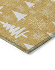 Addison Rugs Paelor Gold Washable Indoor-Outdoor Rug