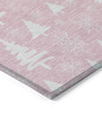 Addison Rugs Paelor Pink Washable Indoor-Outdoor Rug
