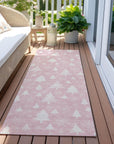 Addison Rugs Paelor Pink Washable Indoor-Outdoor Rug