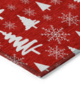 Addison Rugs Paelor Red Washable Indoor-Outdoor Rug