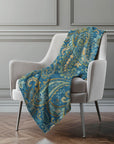 Addison Rugs Paisley Blue Washable Indoor-Outdoor Rug