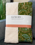 Addison Rugs Paisley Green Washable Indoor-Outdoor Rug