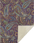 Addison Rugs Paisley Purple Washable Indoor-Outdoor Rug