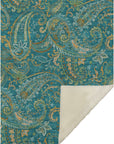 Addison Rugs Paisley Teal Washable Indoor-Outdoor Rug