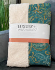 Addison Rugs Paisley Teal Washable Indoor-Outdoor Rug