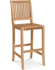 HiTeak Palm Teak Outdoor Bar Chair