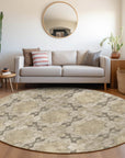 Addison Rugs Panel Brown Washable Indoor-Outdoor Rug