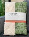Addison Rugs Panel Green Washable Indoor-Outdoor Rug
