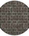 Addison Rugs Panel Grey Washable Indoor-Outdoor Rug