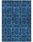 Addison Rugs Panel Navy Washable Indoor-Outdoor Rug