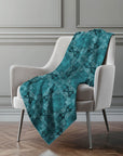 Addison Rugs Panel Teal Washable Indoor-Outdoor Rug
