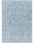 Addison Rugs Parallel Bands Blue Washable Indoor-Outdoor Rug