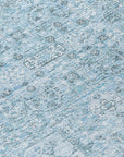Addison Rugs Parallel Bands Blue Washable Indoor-Outdoor Rug