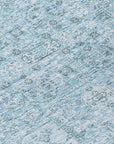 Addison Rugs Parallel Bands Blue Washable Indoor-Outdoor Rug