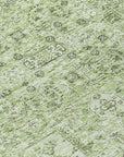 Addison Rugs Parallel Bands Green Washable Indoor-Outdoor Rug