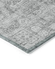 Addison Rugs Parallel Bands Grey Washable Indoor-Outdoor Rug