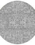 Addison Rugs Parallel Bands Grey Washable Indoor-Outdoor Rug