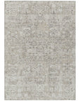 Addison Rugs Parallel Bands Taupe Washable Indoor-Outdoor Rug