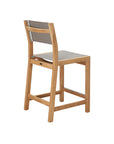 HiTeak Pearl Teak Outdoor Counter Height Stool