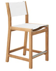 HiTeak Pearl Teak Outdoor Counter Height Stool