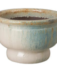 Emissary Pedestal Bowl Looked Outdoor Planter