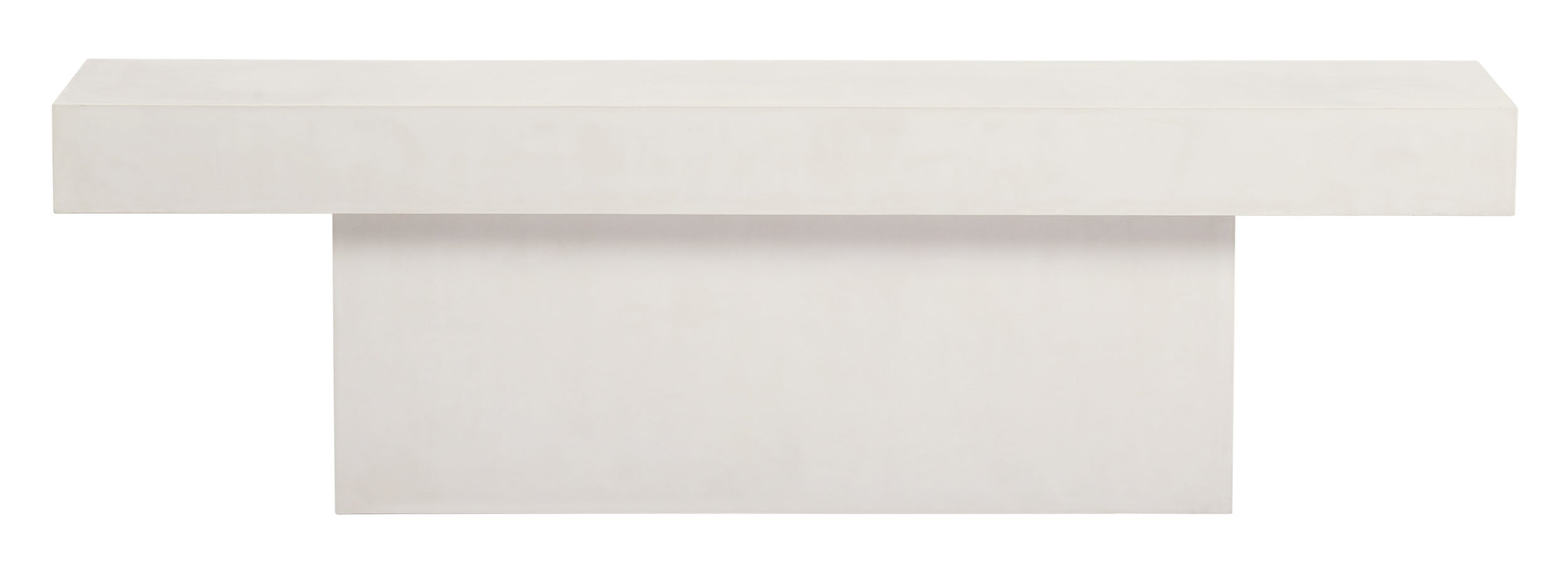 Perpetual T-Bench – Ivory White Outdoor Bench