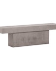 Perpetual T-Bench – Slate Gray Outdoor Bench