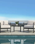 Sunset West Pietra Aluminum Outdoor End Table