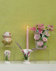 Pink Tulips Design Ceramic Outdoor Vase