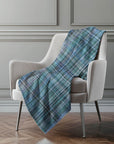 Addison Rugs Plaid Teal Washable Indoor-Outdoor Rug