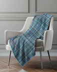 Addison Rugs Plaid Teal Washable Indoor-Outdoor Rug