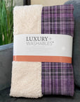 Addison Rugs Plaid Purple Washable Indoor-Outdoor Rug