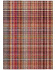 Addison Rugs Plaid Red Washable Indoor-Outdoor Rug